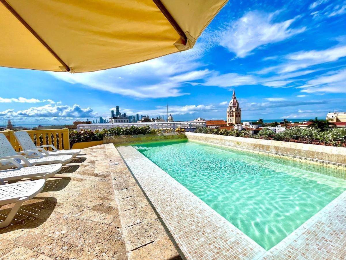 Apartamento Walled 2 Private Patios, Rooftop With Pool Cartagena